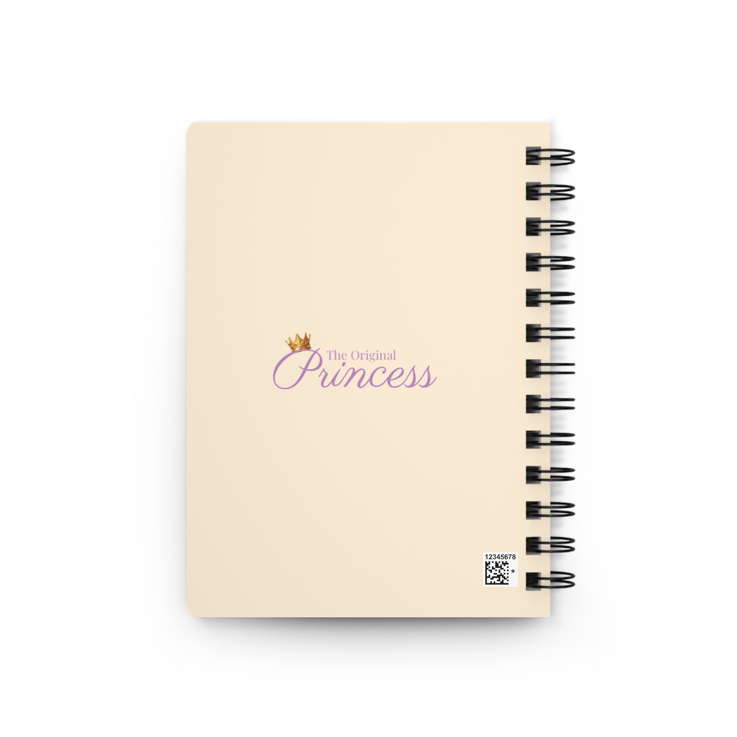 Princess Motion Spiral Journal — Lined Notebook